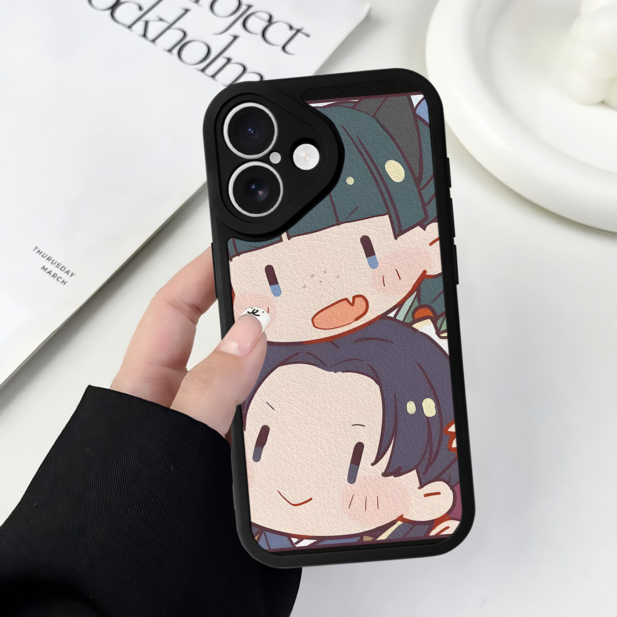 （画像用） 薬屋のひとりごと The Apothecary Diaries 【iPhone 16シリーズ対応】シリコンスマホケース（レザー調） 材質：シリコン